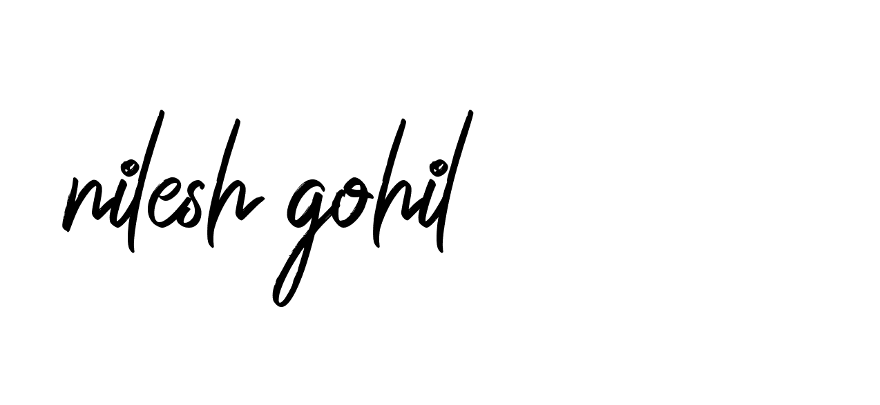 Signature of nilesh-gohil