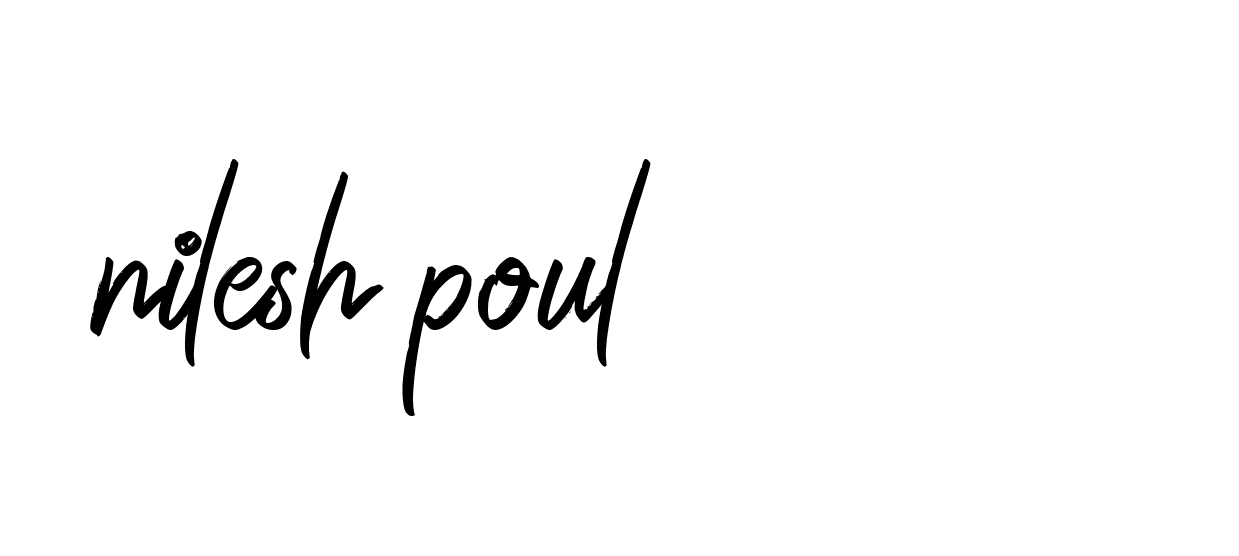 Signature of nilesh-poul