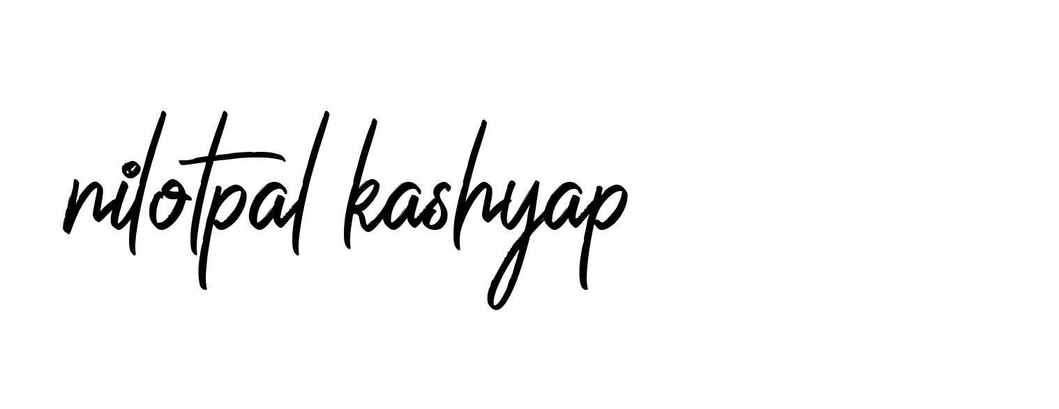 Signature of nilotpal-kashyap