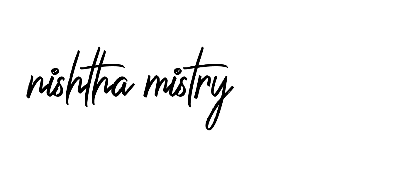 Signature of nishtha-mistry