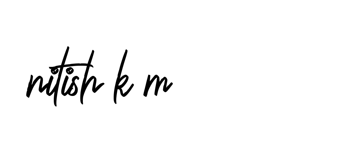 Signature of nitish-k-m