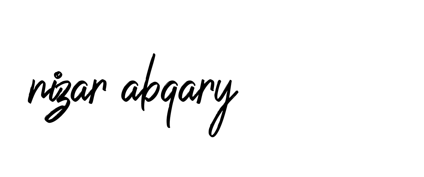 Signature of nizar-abqary