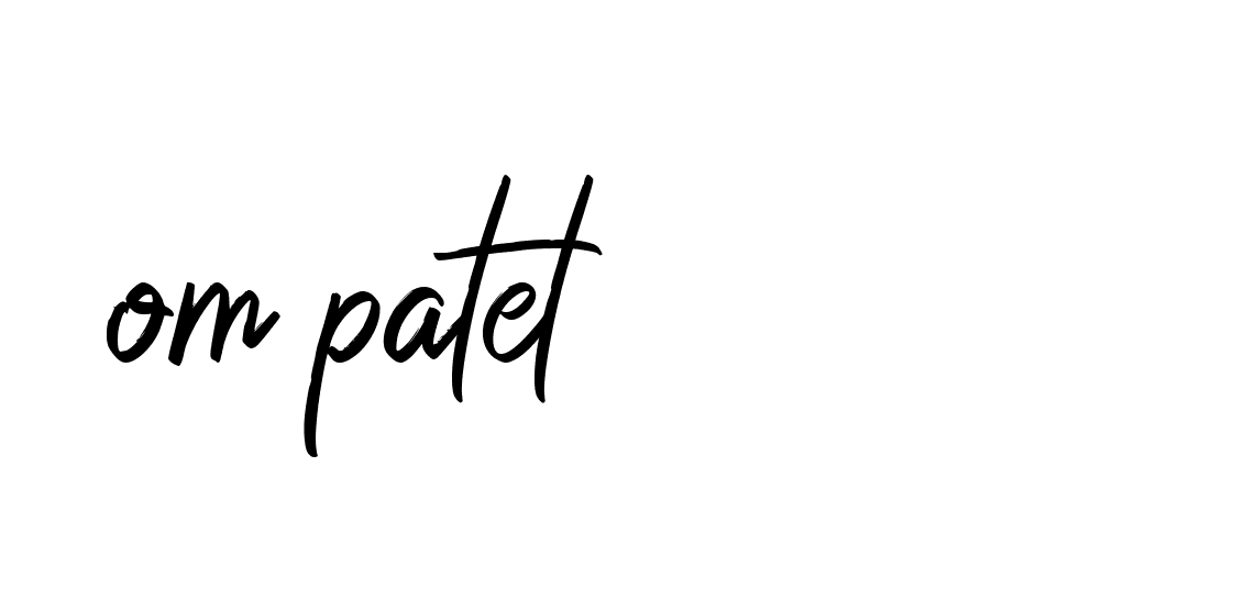 Signature of om-patel