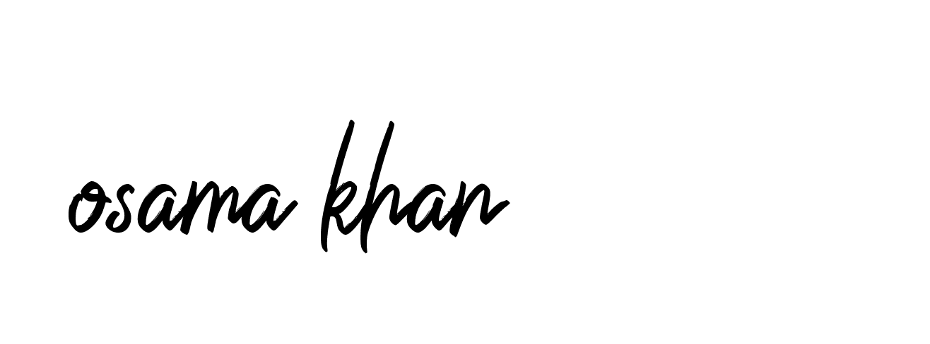 Signature of osama-khan