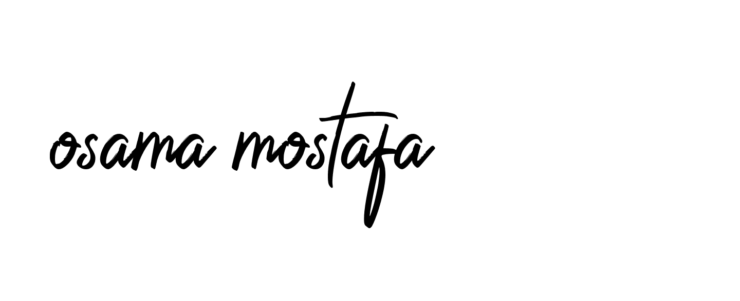 Signature of osama-mostafa