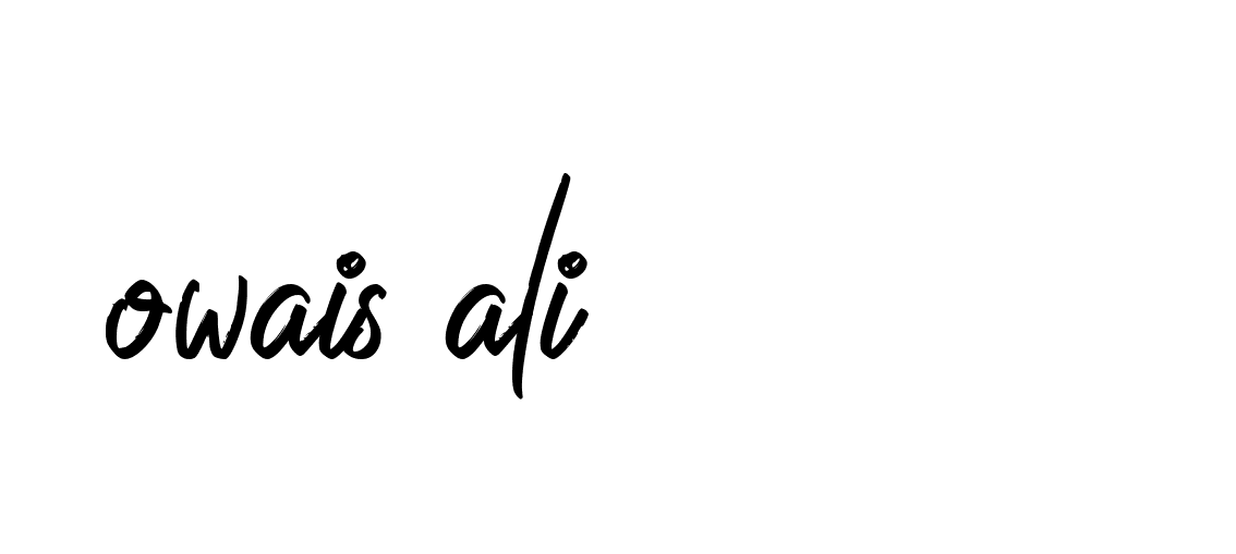 Signature of owais-ali