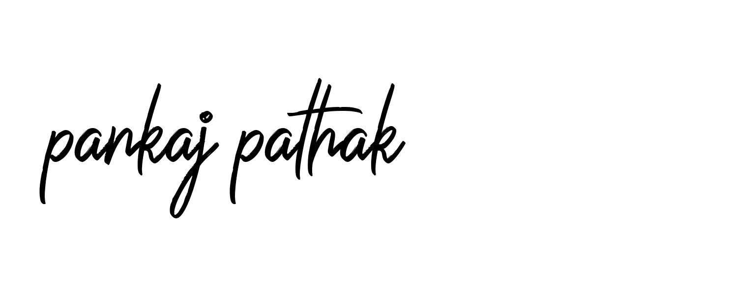 Signature of pankaj-pathak-