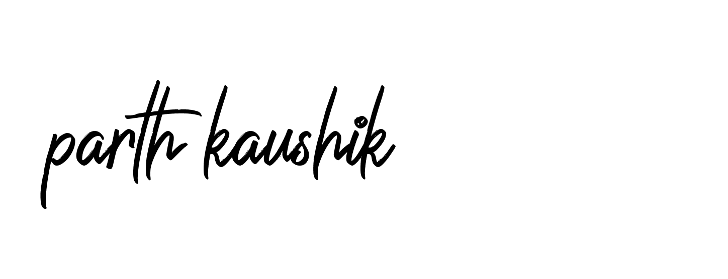 Signature of parth-kaushik-