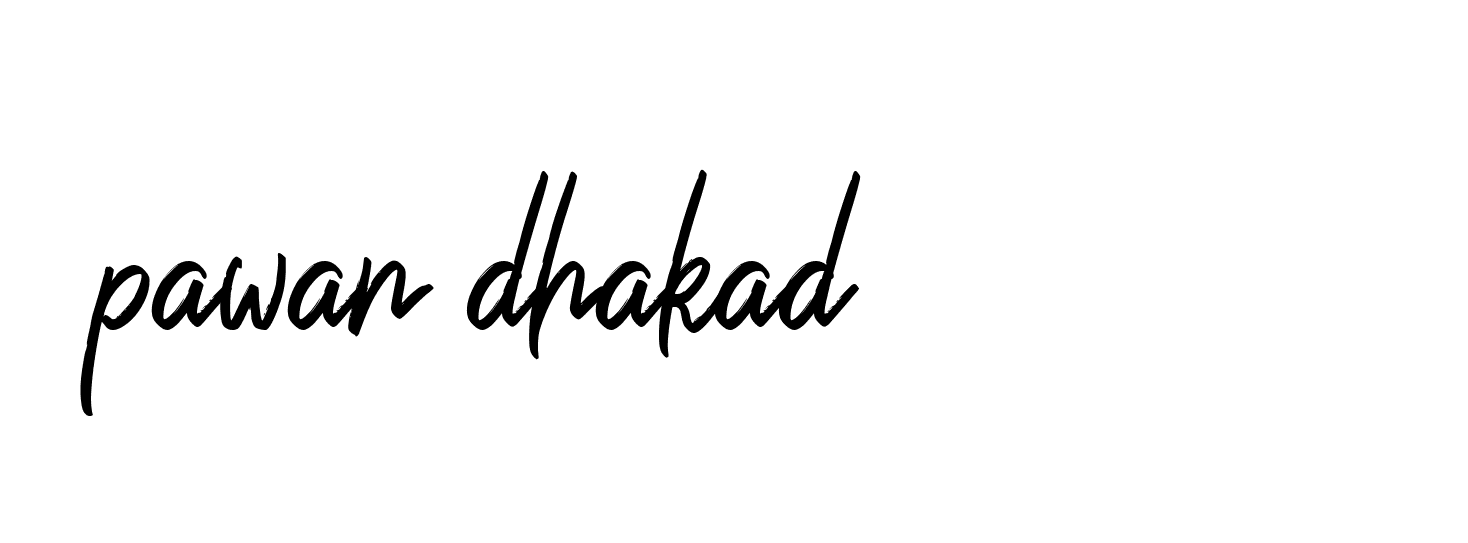 Signature of pawan-dhakad