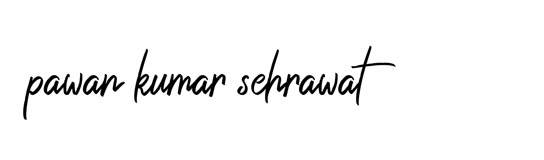 Signature of pawan-kumar-sehrawat