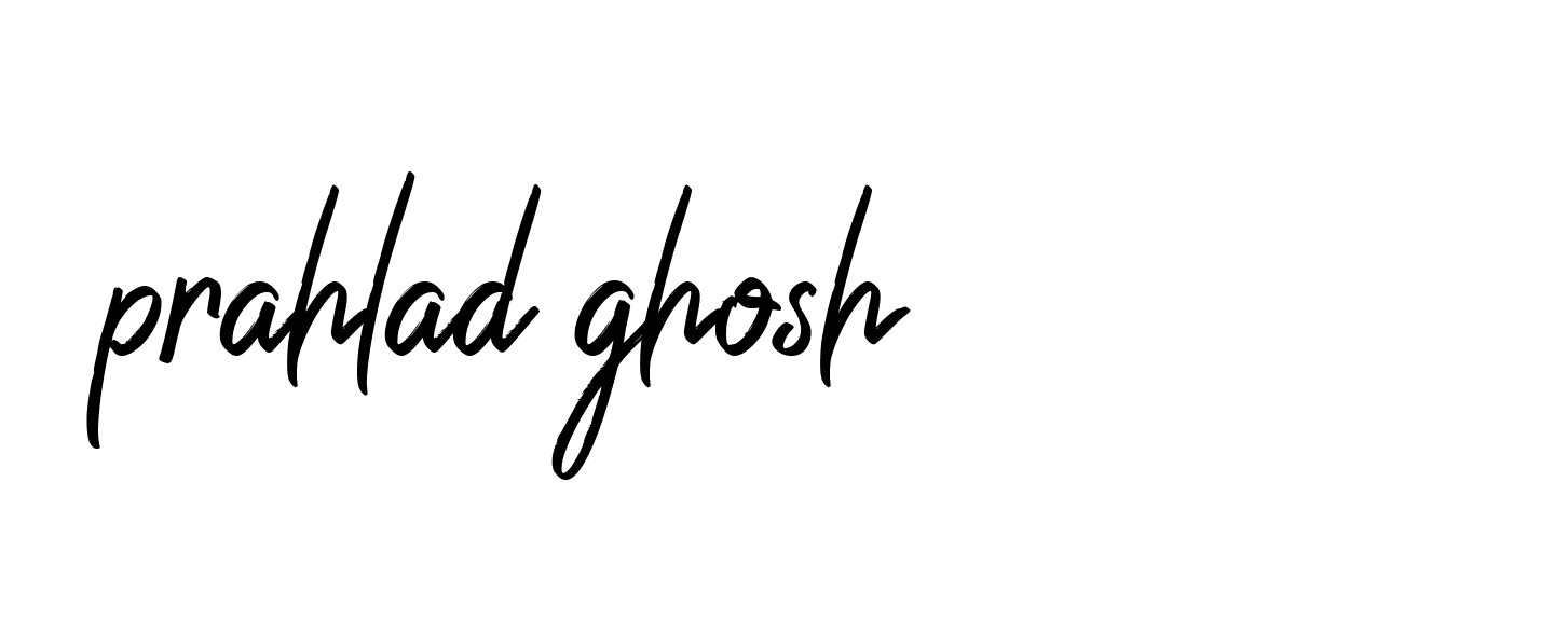 Signature of prahlad-ghosh