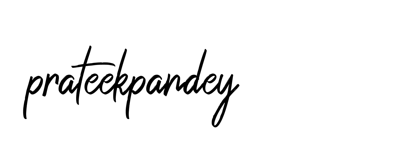 Signature of prateekpandey