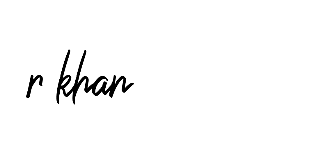 Signature of r-khan