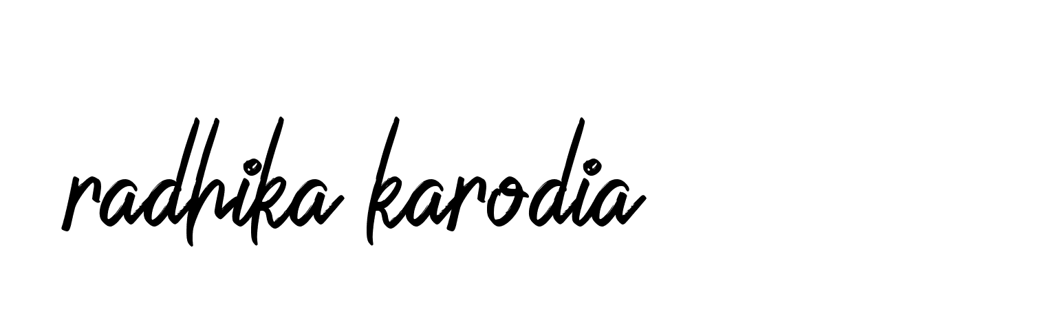 Signature of radhika-karodia