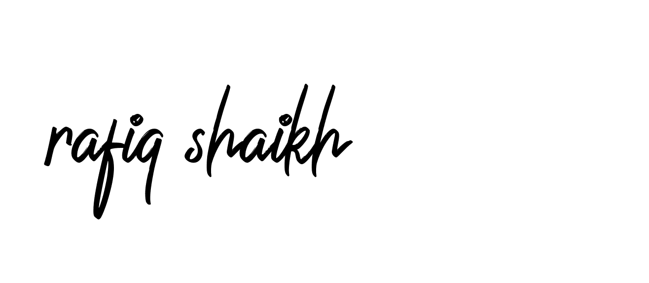 Signature of rafiq-shaikh