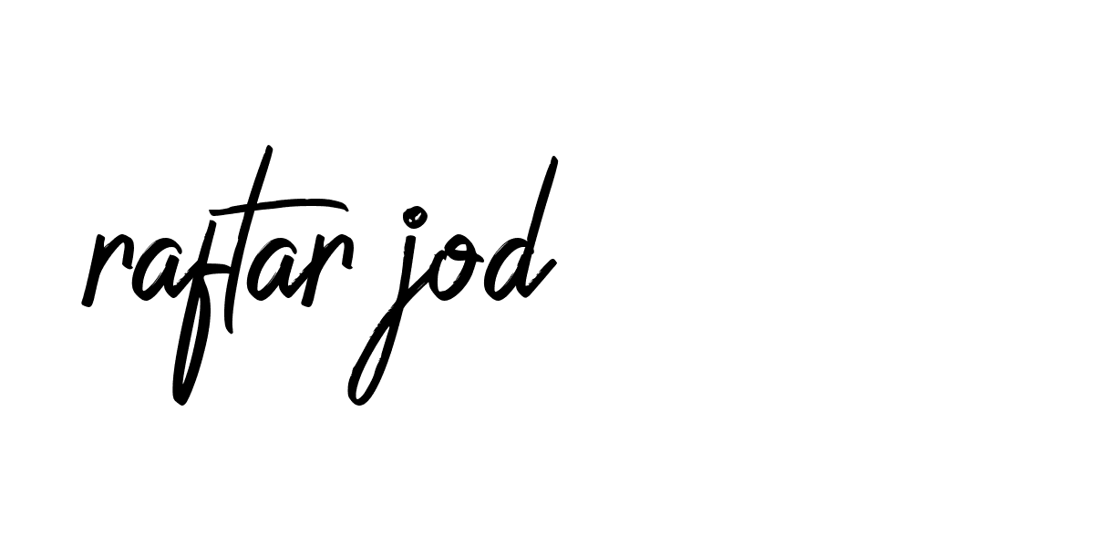 Signature of raftar-jod