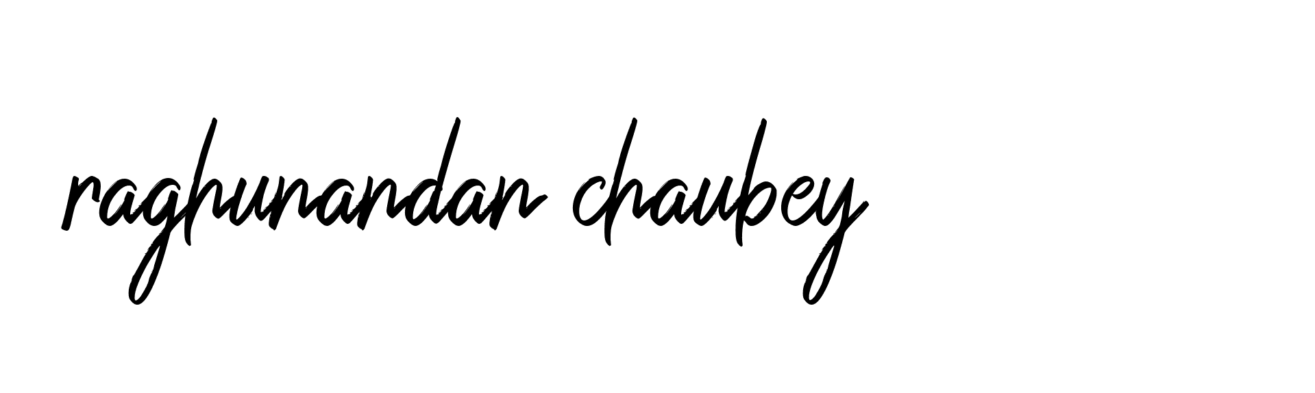 Signature of raghunandan-chaubey-