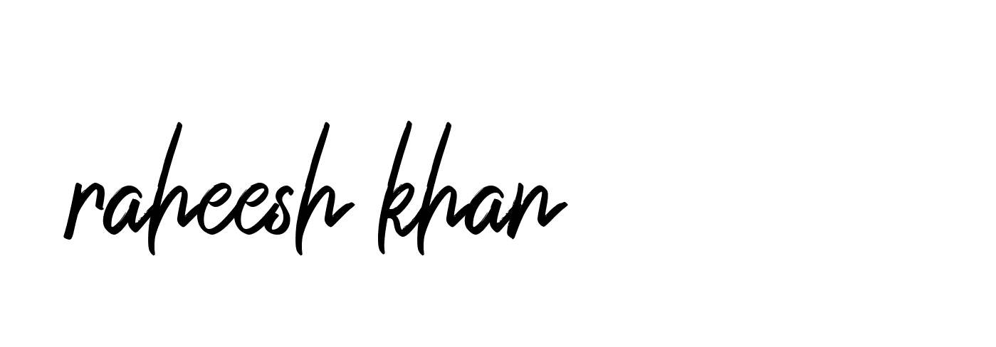 Signature of raheesh-khan