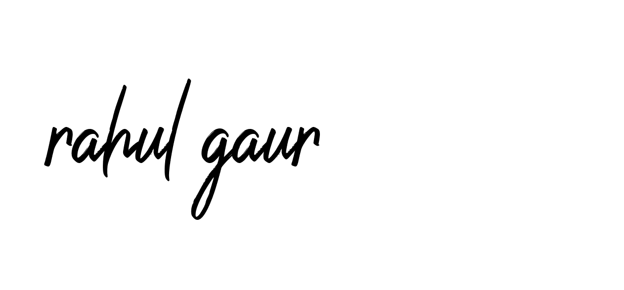 Signature of rahul-gaur