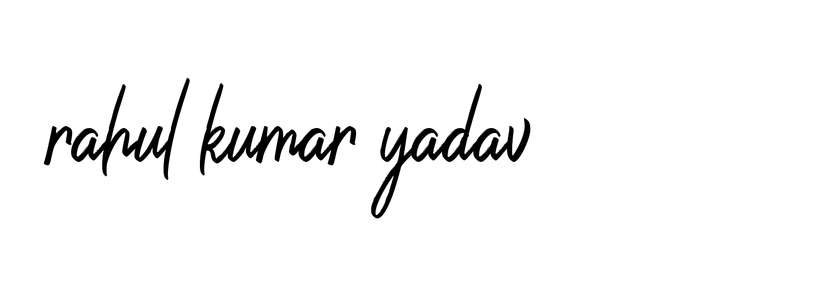 Signature of rahul-kumar-yadav