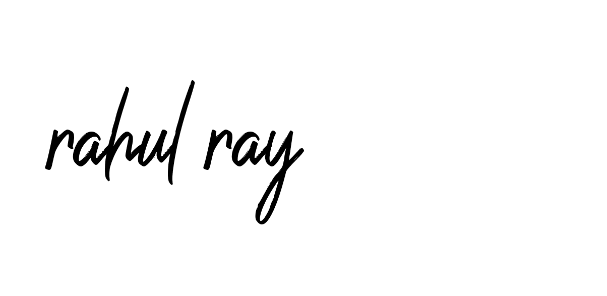 Signature of rahul-ray