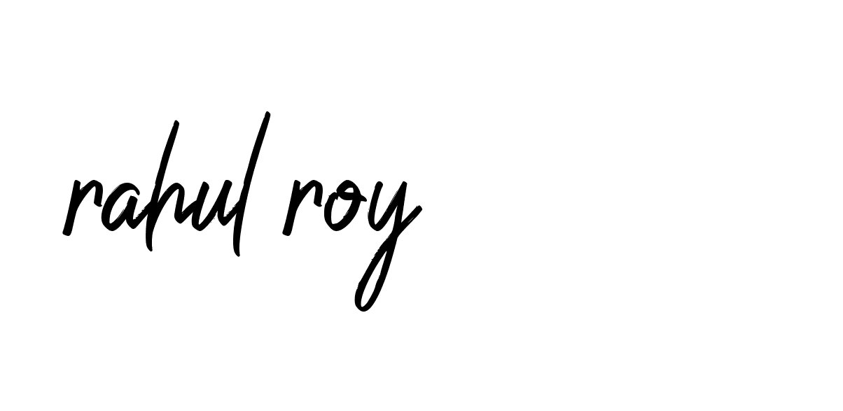 Signature of rahul-roy