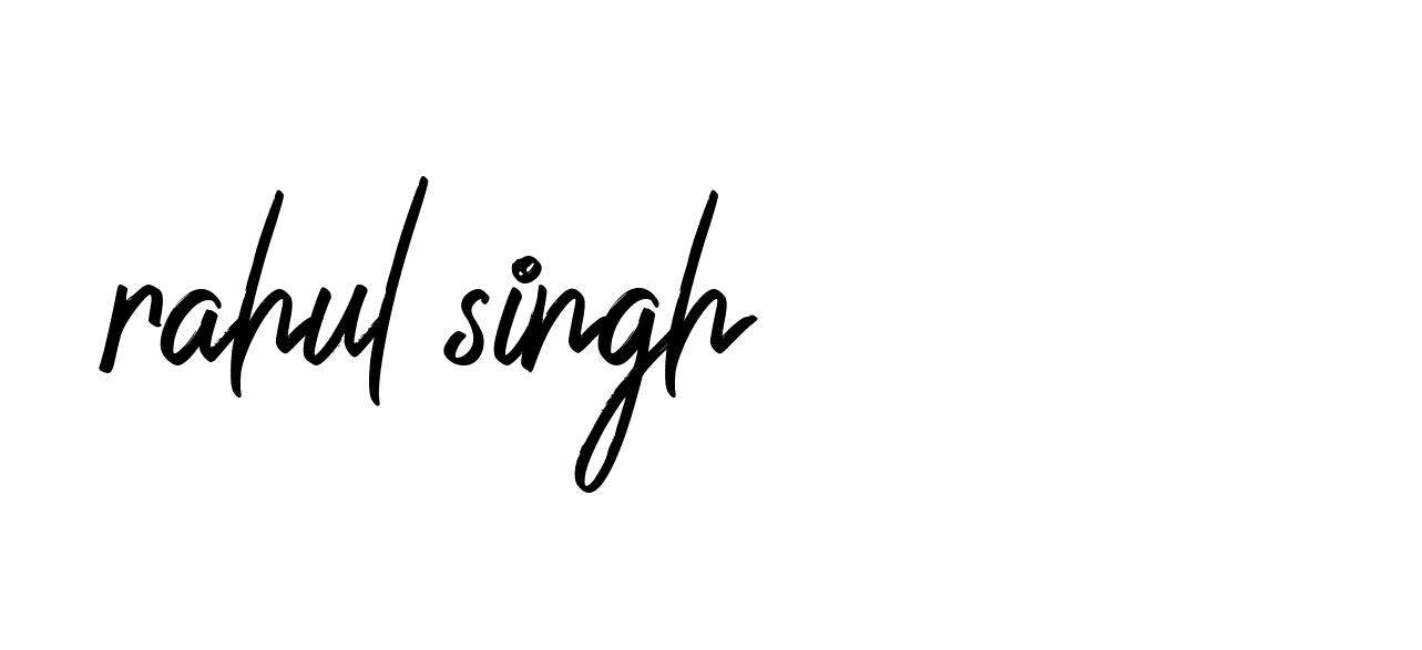 Signature of rahul-singh