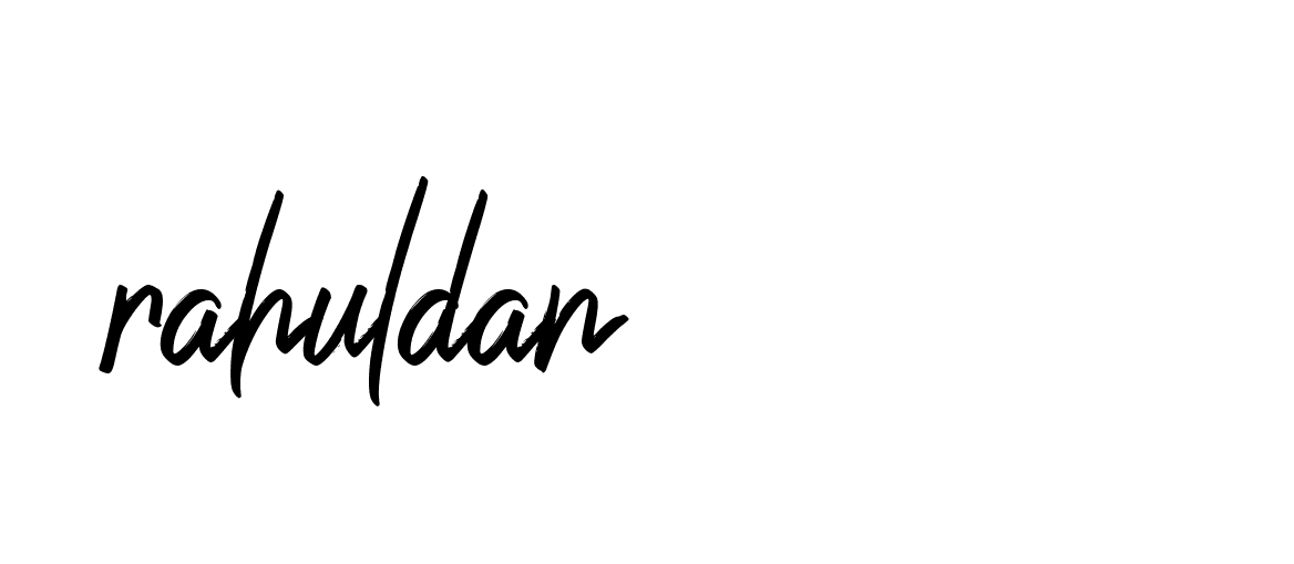 Signature of rahuldan