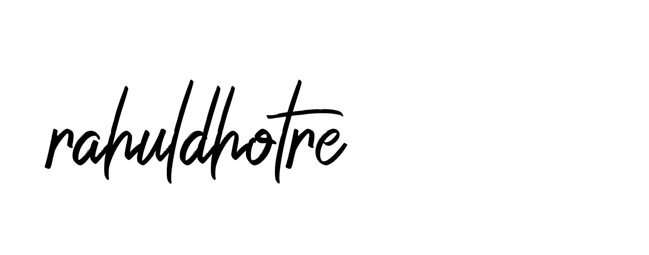 Signature of rahuldhotre