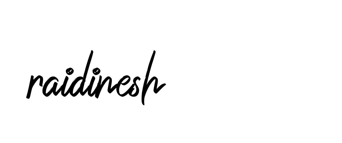 Signature of raidinesh