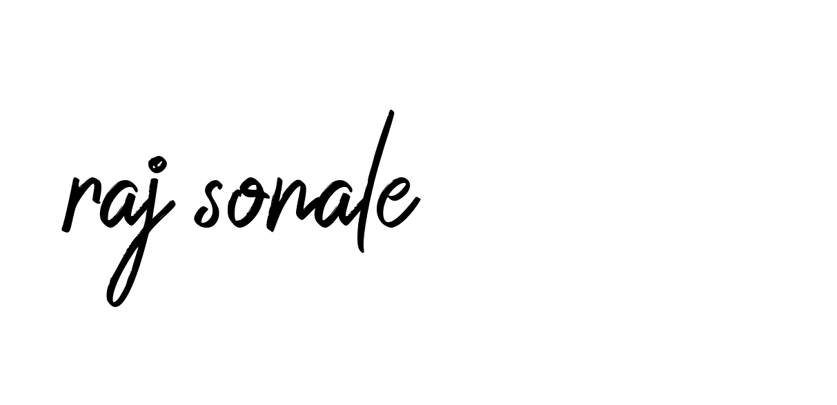 Signature of raj-sonale