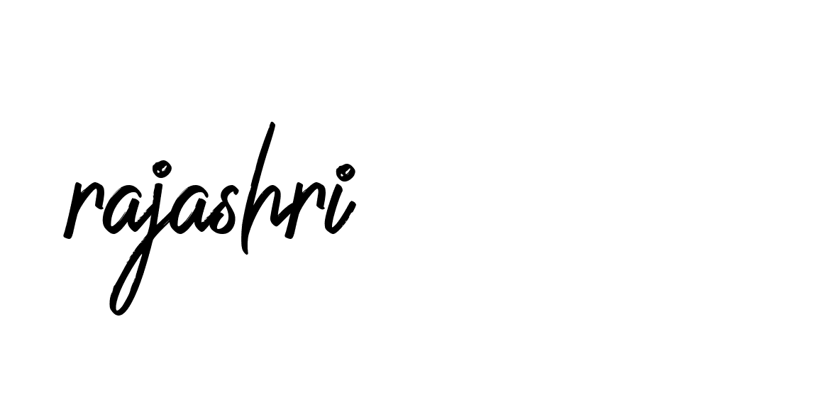 Signature of rajashri-