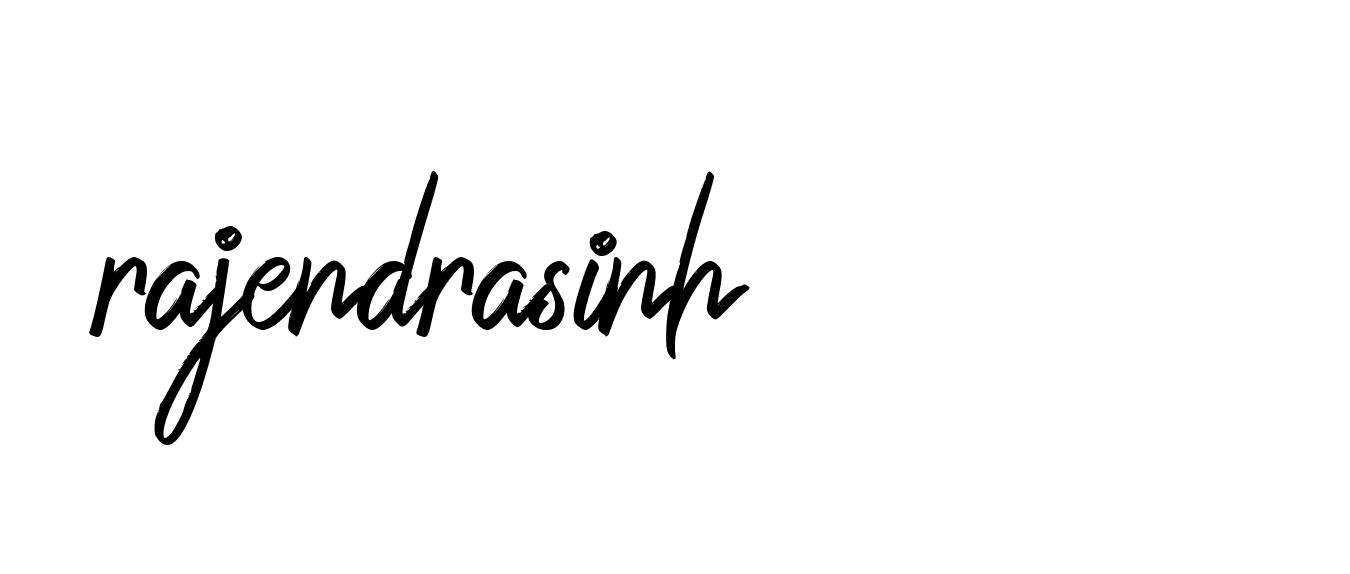 Signature of rajendrasinh