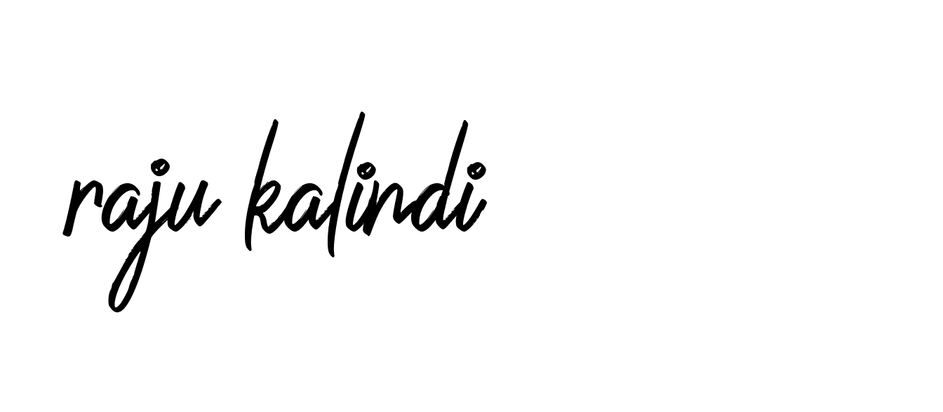 Signature of raju-kalindi-