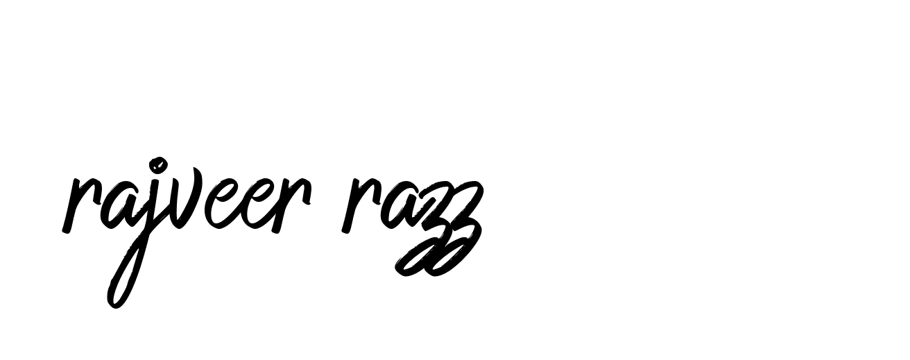 Signature of rajveer-razz