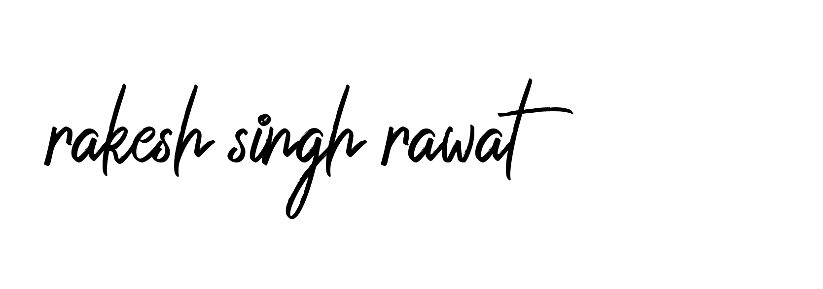 Signature of rakesh-singh-rawat