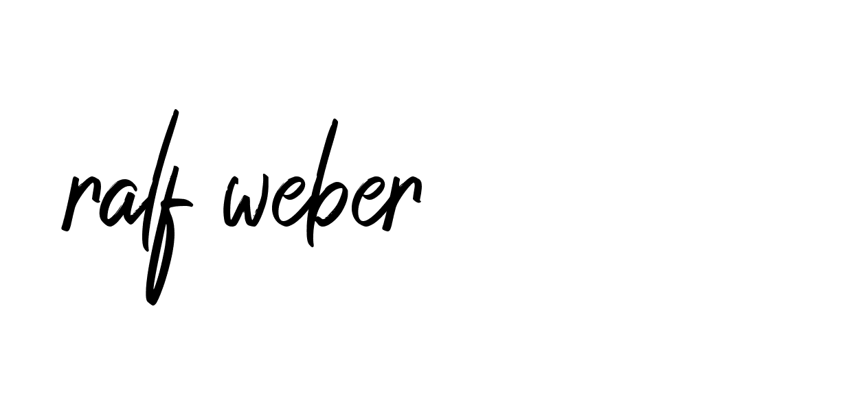 Signature of ralf-weber