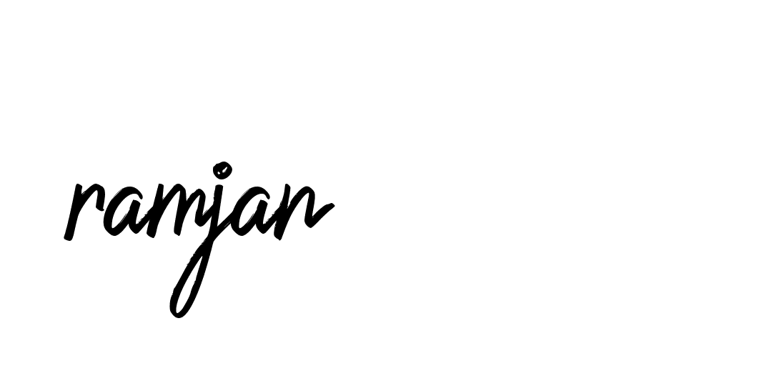 Signature of ramjan