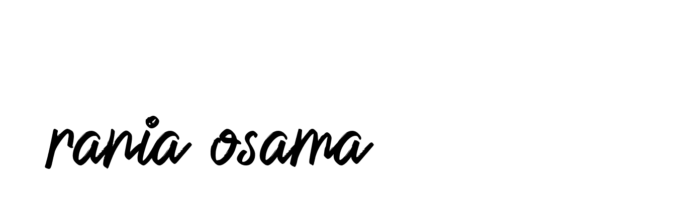 Signature of rania-osama