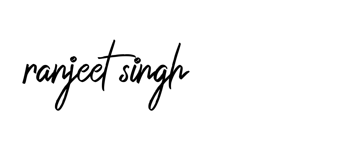 Signature of ranjeet-singh