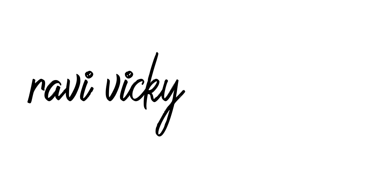 Signature of ravi-vicky