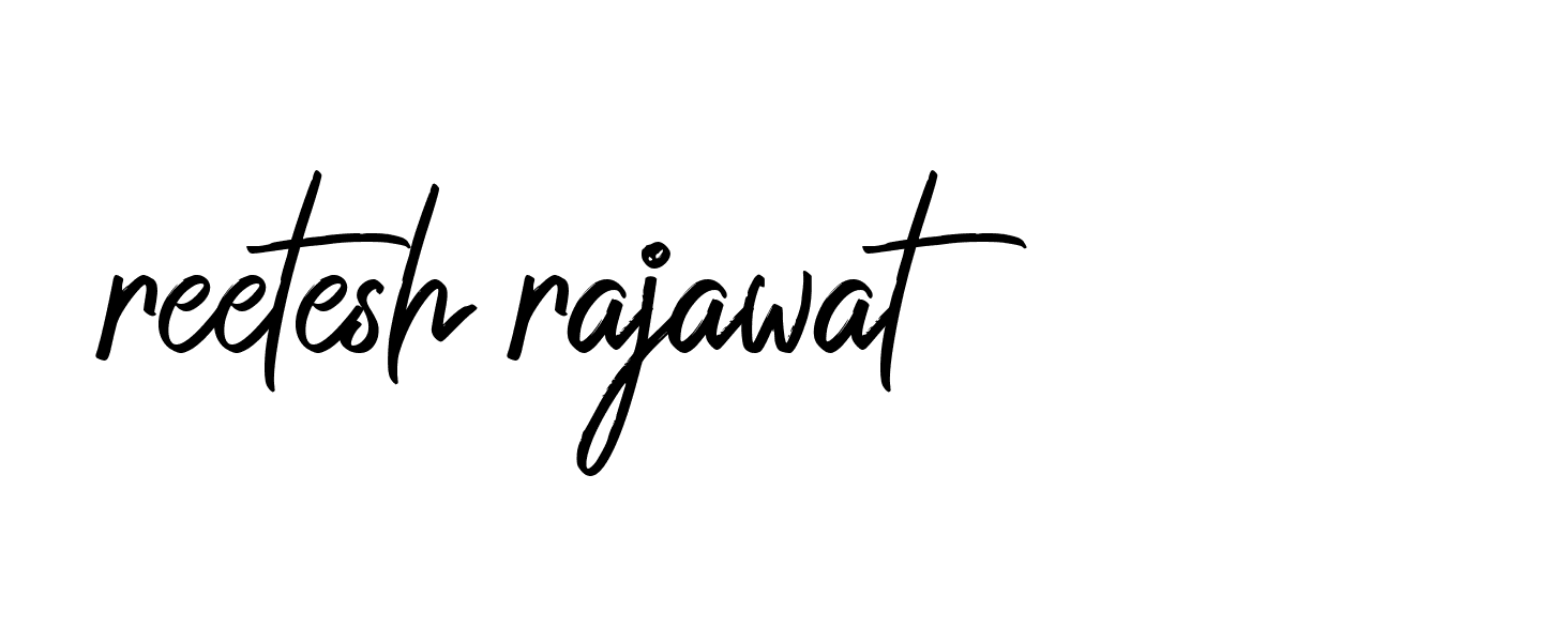 Signature of reetesh-rajawat