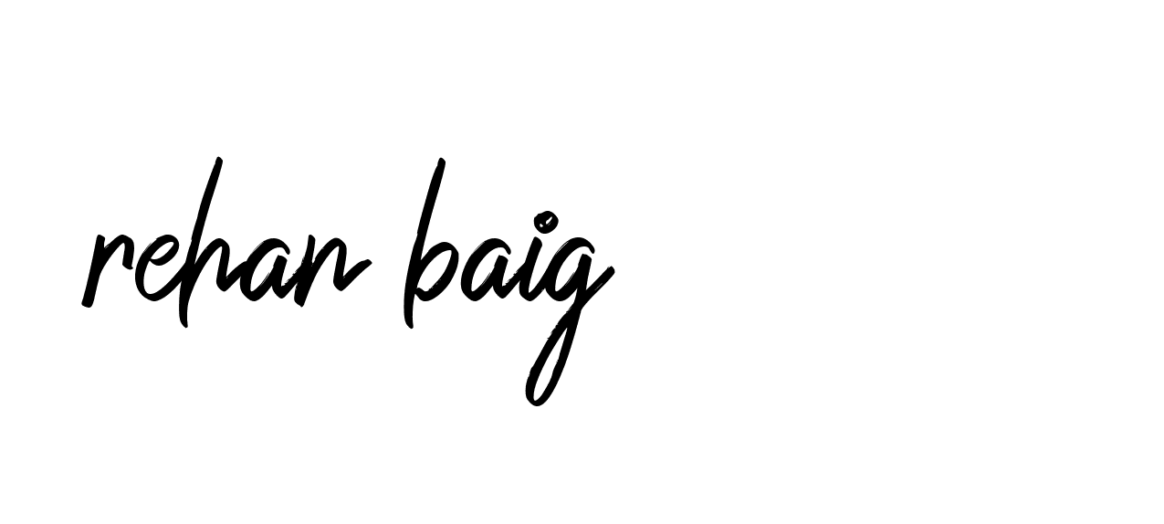 Signature of rehan-baig