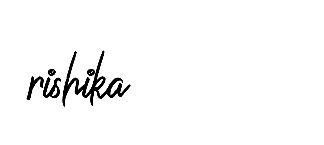 Signature of rishika-