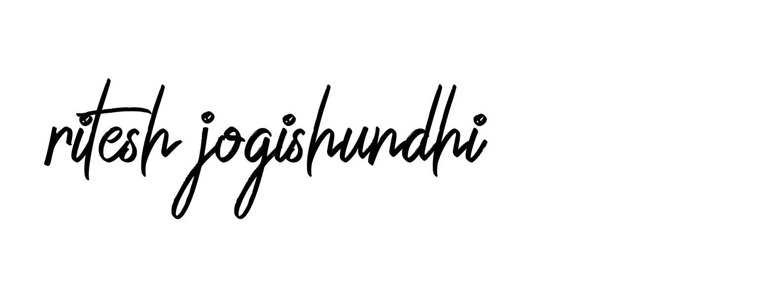 Signature of ritesh-jogishundhi