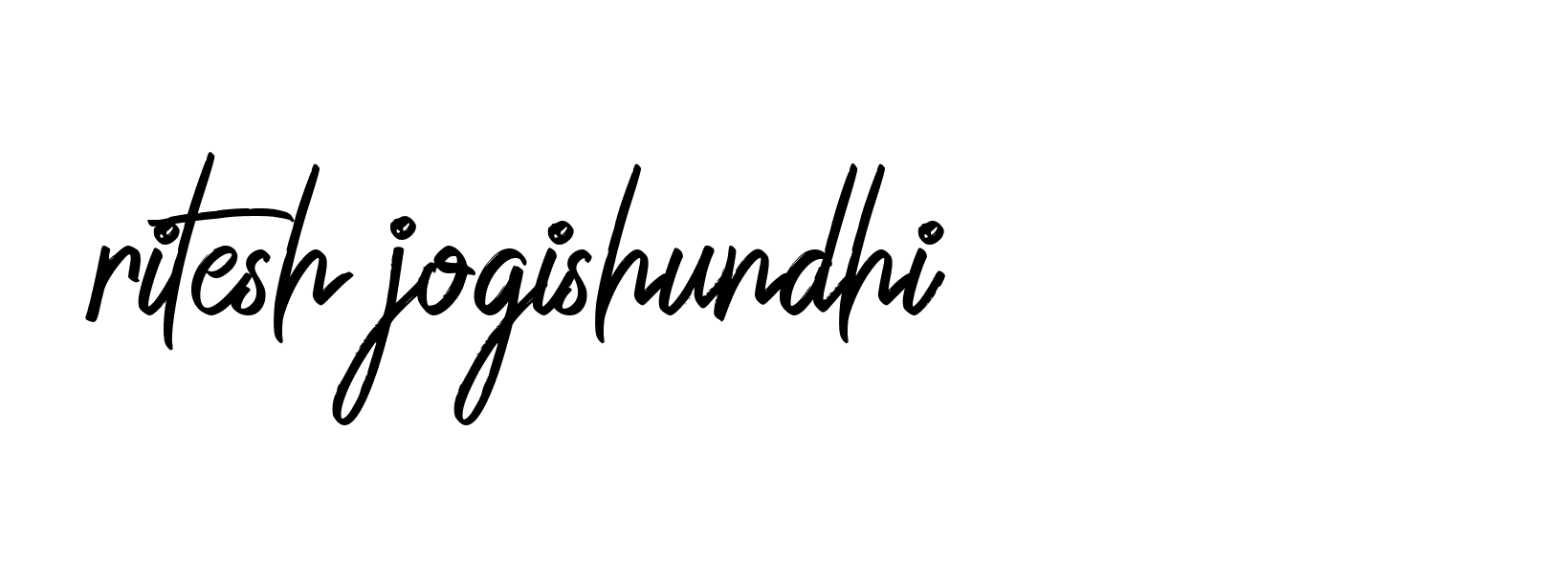 Signature of ritesh-jogishundhi-