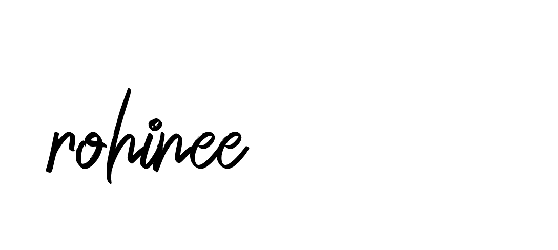 Signature of rohinee