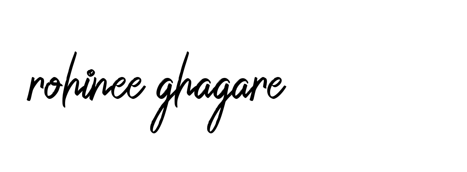 Signature of rohinee-ghagare