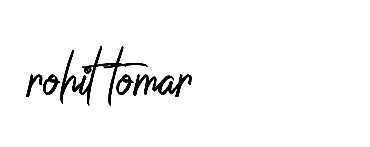 Signature of rohit-tomar