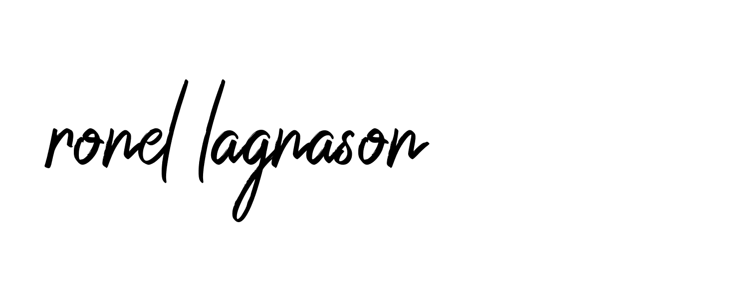 Signature of ronel-lagnason